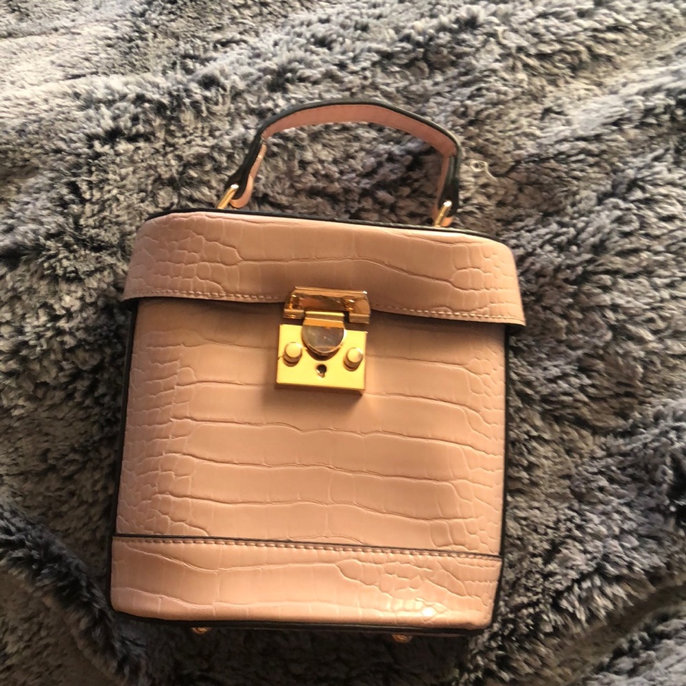 Pink Top Handle Purse